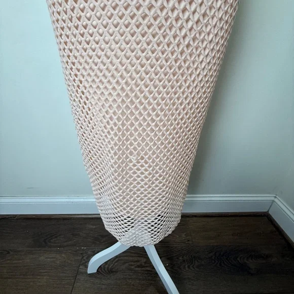 TopShop Geo Lace Midi Dress, Pink/Black, Fitted, NWT Size 6, Sleeveless - Picture 6 of 15